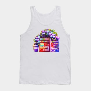 Vending machines and the hydrangea Tank Top